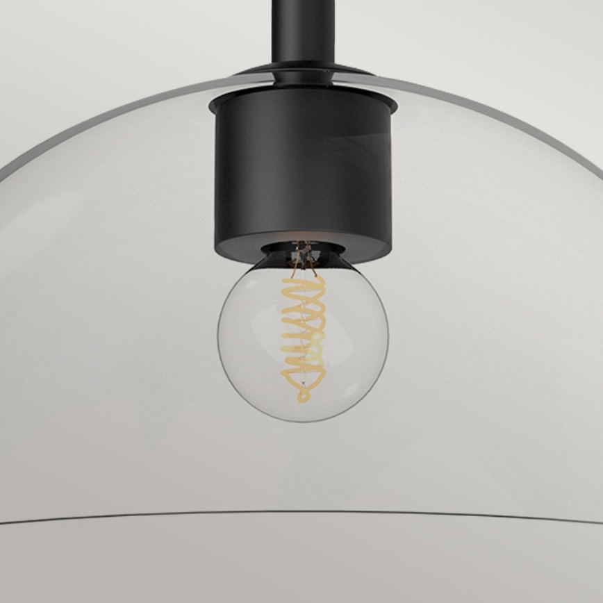 Alora Mood - Φωτιστικό οροφής JUDE 1xE27/60W/230V Ø 30,5 εκ. μαύρο