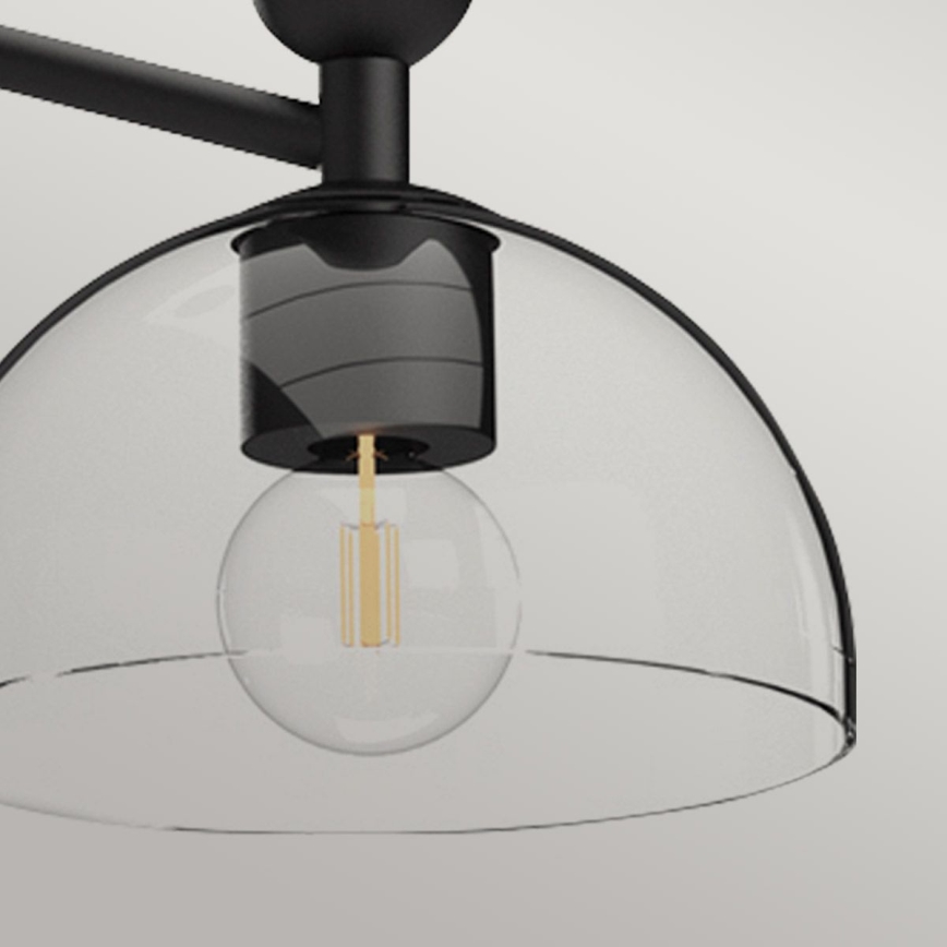 Alora Mood - Φωτιστικό οροφής σε ράβδο JUDE 3xE27/60W/230V μαύρο