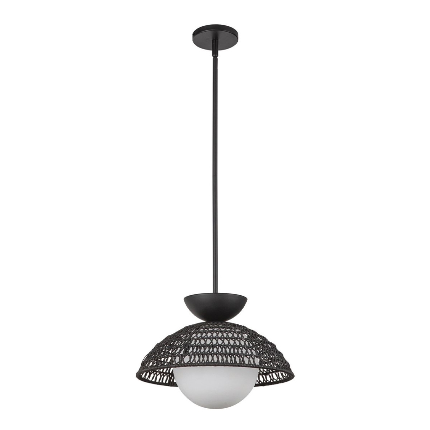 Alora Mood - Φωτιστικό οροφής σε ράβδο PERTH 1xE27/60W/230V Ø 37,5 εκ. μαύρο
