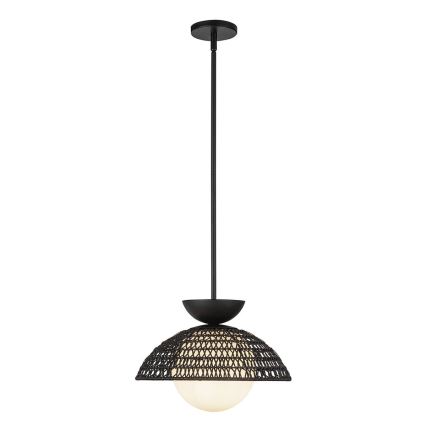 Alora Mood - Φωτιστικό οροφής σε ράβδο PERTH 1xE27/60W/230V Ø 37,5 εκ. μαύρο