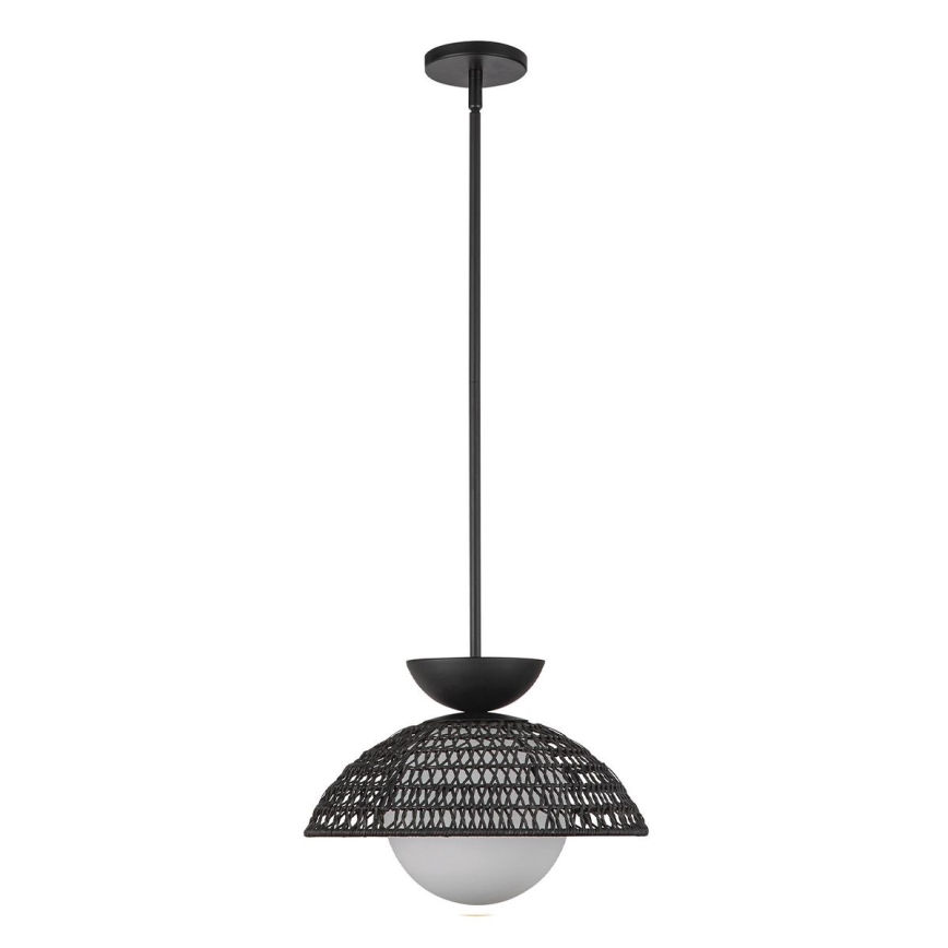 Alora Mood - Φωτιστικό οροφής σε ράβδο PERTH 1xE27/60W/230V Ø 37,5 εκ. μαύρο