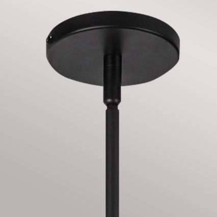 Alora Mood - Φωτιστικό οροφής σε ράβδο PERTH 1xE27/60W/230V Ø 37,5 εκ. μαύρο