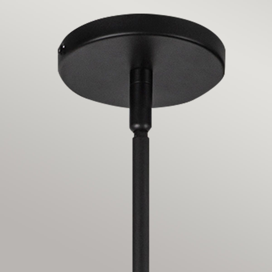 Alora Mood - Φωτιστικό οροφής σε ράβδο PERTH 1xE27/60W/230V Ø 37,5 εκ. μαύρο