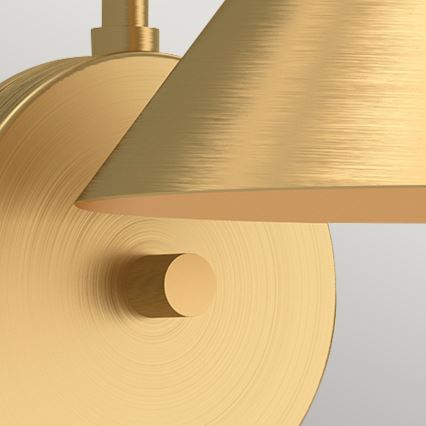 Alora Mood - Επιτοίχιο φωτιστικό REMYCK 1xE27/60W/230V χρυσό