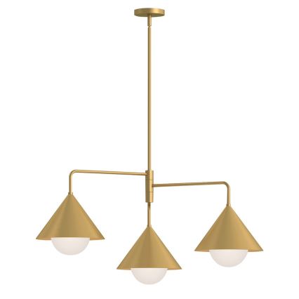 Alora Mood - Φωτιστικό οροφής σε ράβδο REMYCK 3xE27/60W/230V χρυσό