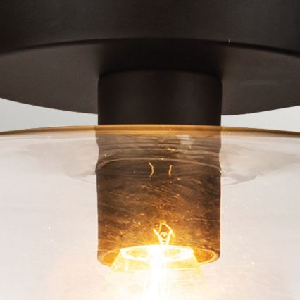 Alora Mood - Φωτιστικό οροφής SYLVIA 1xE27/60W/230V μαύρο