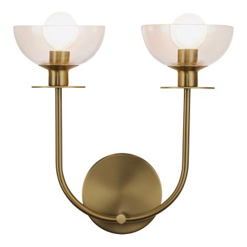 Alora Mood - Επιτοίχιο φωτιστικό SYLVIA 2xE14/40W/230V χρυσό
