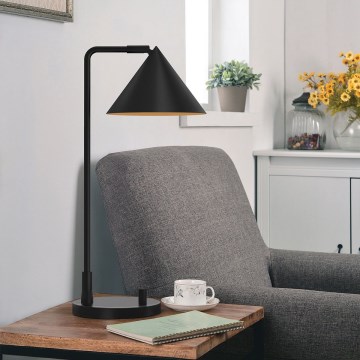 Alora Mood - Επιτραπέζιο φωτιστικό REMYCK 1xE27/60W/230V μαύρο