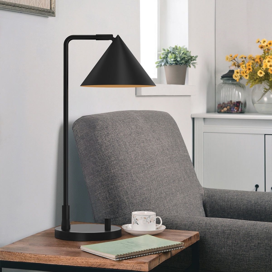 Alora Mood - Επιτραπέζιο φωτιστικό REMYCK 1xE27/60W/230V μαύρο