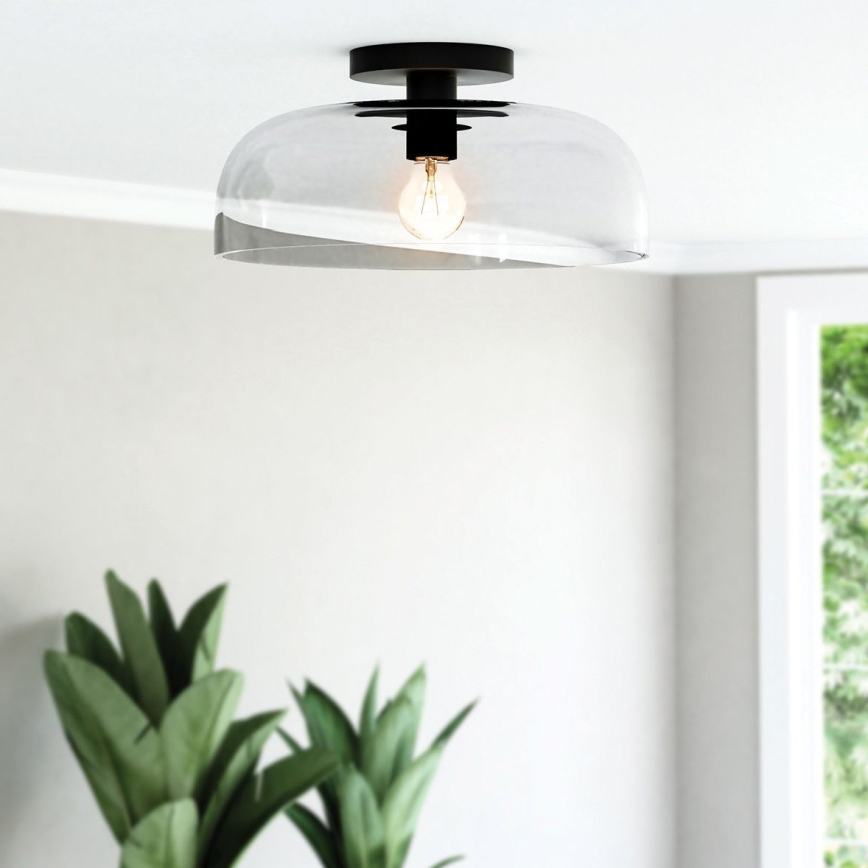 Alora Mood - Φωτιστικό οροφής SYLVIA 1xE27/60W/230V μαύρο