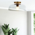 Alora Mood - Φωτιστικό οροφής SYLVIA 1xE27/60W/230V χρυσό