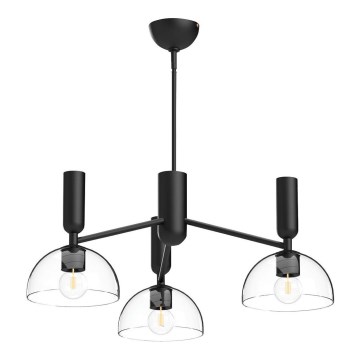 Alora Mood - Φωτιστικό οροφής σε ράβδο JUDE 3xE27/60W/230V μαύρο