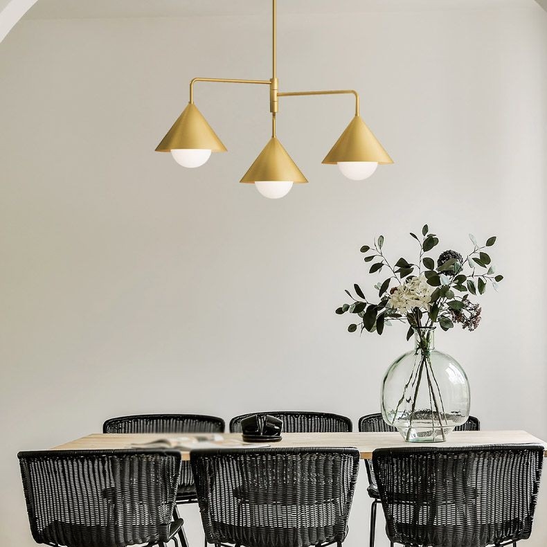 Alora Mood - Φωτιστικό οροφής σε ράβδο REMYCK 3xE27/60W/230V χρυσό