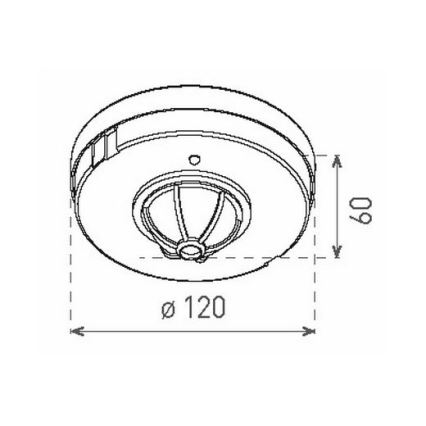 Αισθητήρας κίνησης 10/20 λευκός