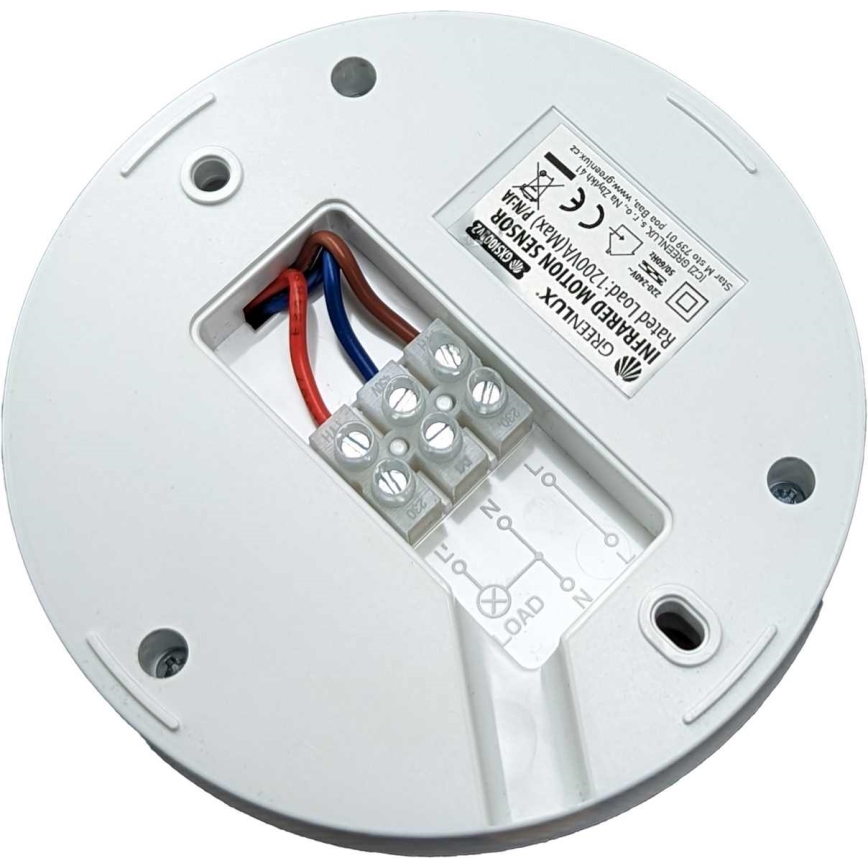 Αισθητήρας κίνησης PIR 1200W/230V