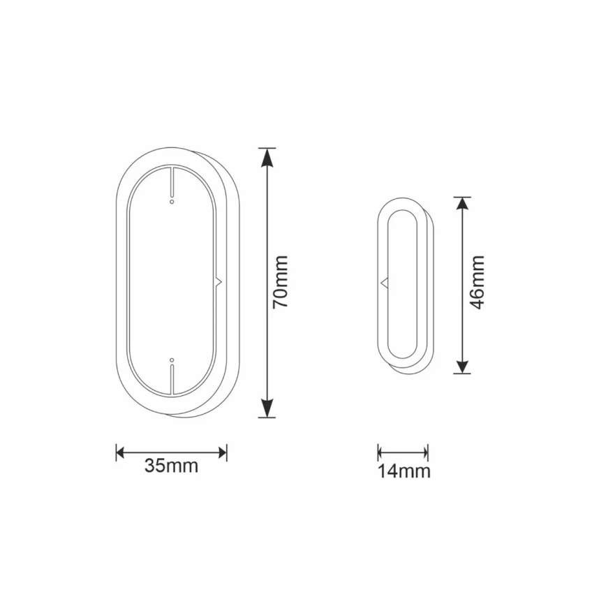 Αισθητήρας παραθύρου SMART 2xAAA / Wi-Fi Tuya