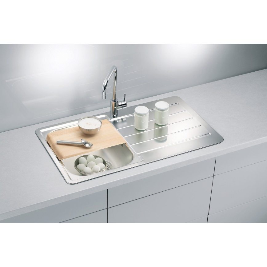 ALVEUS 1065560 - Νεροχύτης κουζίνας LINE 86x50 εκ. ματ ατσάλι/σατινέ