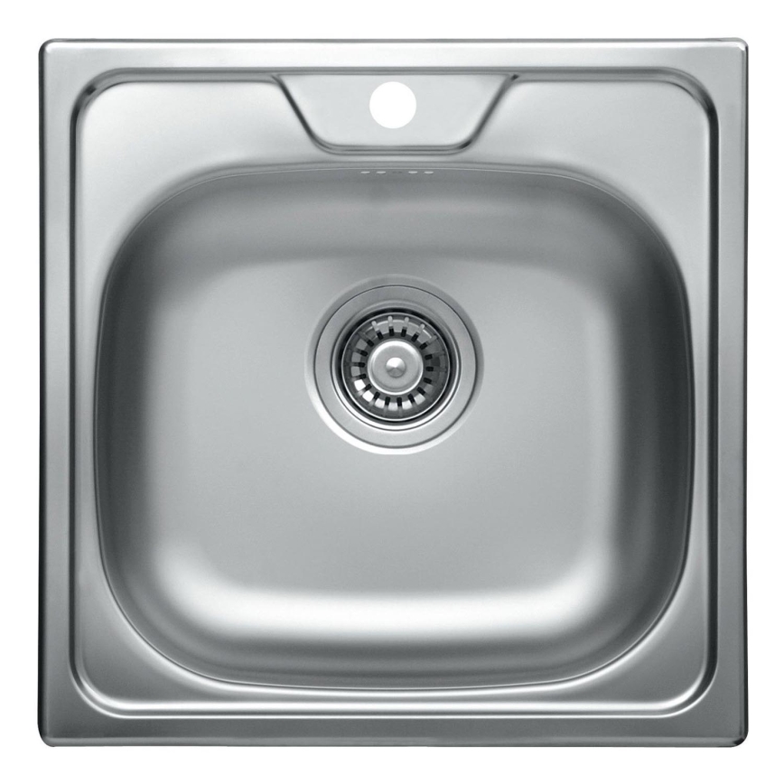ALVEUS 1074634 - Νεροχύτης κουζίνας ALLUX 48x48 cm ματ ατσάλι/σατινέ