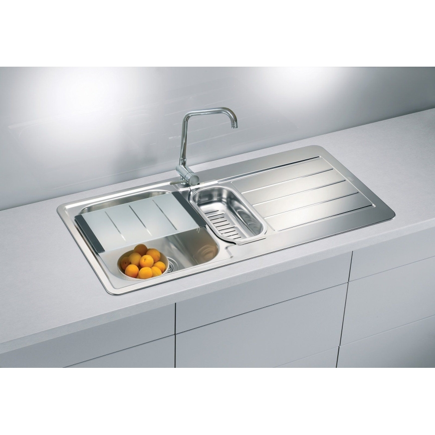 ALVEUS 1082440 - Νεροχύτης κουζίνας LINE 98x50 εκ. ματ ατσάλι/σατινέ