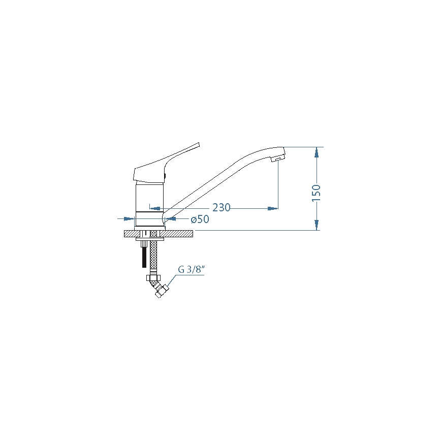 ALVEUS 1091137 - Μπαταρία κουζίνας RIVIERA 15 cm γυαλιστερό χρώμιο