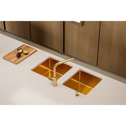 ALVEUS 1103381 - Νεροχύτης κουζίνας QUADRIX 45x45 cm monarch bronze