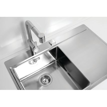 ALVEUS 1103610 - Νεροχύτης κουζίνας PURE 79x52,5 cm σατινέ, αριστερός