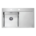 ALVEUS 1103610 - Νεροχύτης κουζίνας PURE 79x52,5 cm σατινέ, αριστερός