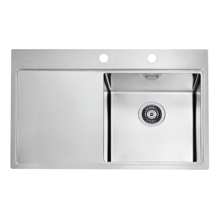 ALVEUS 1103651 - Νεροχύτης κουζίνας PURE 79x52,5 cm σατινέ, δεξιός
