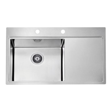 ALVEUS 1103652 - Νεροχύτης κουζίνας PURE 86x52,5 cm σατινέ, αριστερός