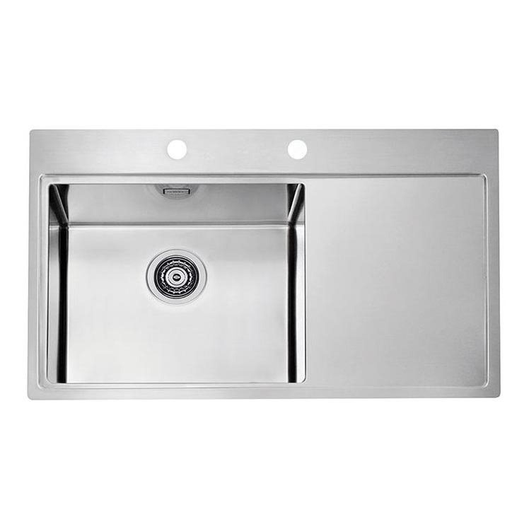 ALVEUS 1103652 - Νεροχύτης κουζίνας PURE 86x52,5 cm σατινέ, αριστερός