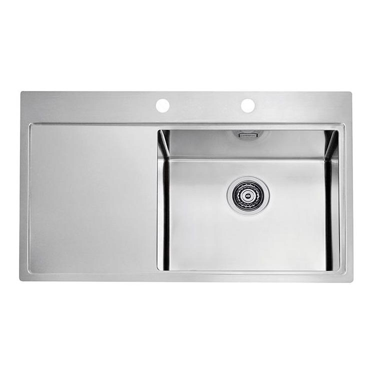 ALVEUS 1103653 - Νεροχύτης κουζίνας PURE 86x52,5 cm σατινέ, δεξιός