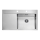 ALVEUS 1103653 - Νεροχύτης κουζίνας PURE 86x52,5 cm σατινέ, δεξιός