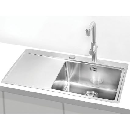 ALVEUS 1103653 - Νεροχύτης κουζίνας PURE 86x52,5 cm σατινέ, δεξιός