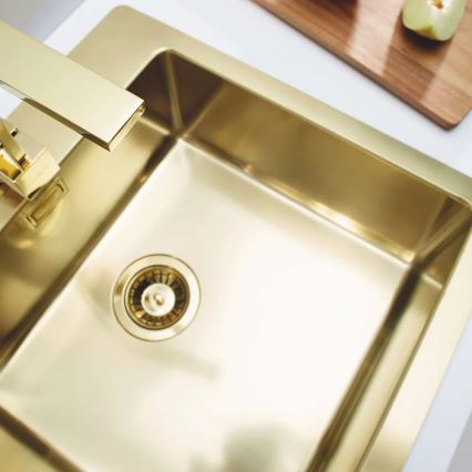 ALVEUS 1106867 - Νεροχύτης κουζίνας PURE 52,5x51,5 cm monarch gold