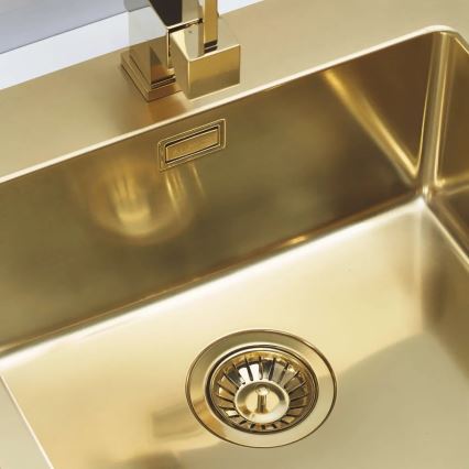 ALVEUS 1106867 - Νεροχύτης κουζίνας PURE 52,5x51,5 cm monarch gold