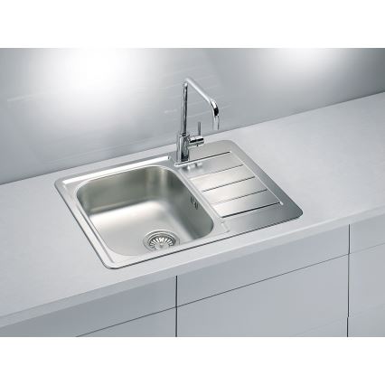 ALVEUS 1125356 - Νεροχύτης κουζίνας LINE 61,5x50 cm ματ ατσάλι/σατινέ