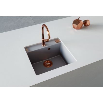 ALVEUS 1128395 - Νεροχύτης κουζίνας FORMIC 52x51 cm γρανίτης/λευκό