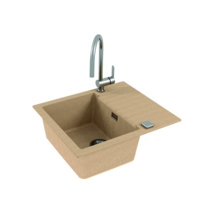 ALVEUS 1132019 - Νεροχύτης κουζίνας CADIT 59x50 cm γρανίτης/μπεζ
