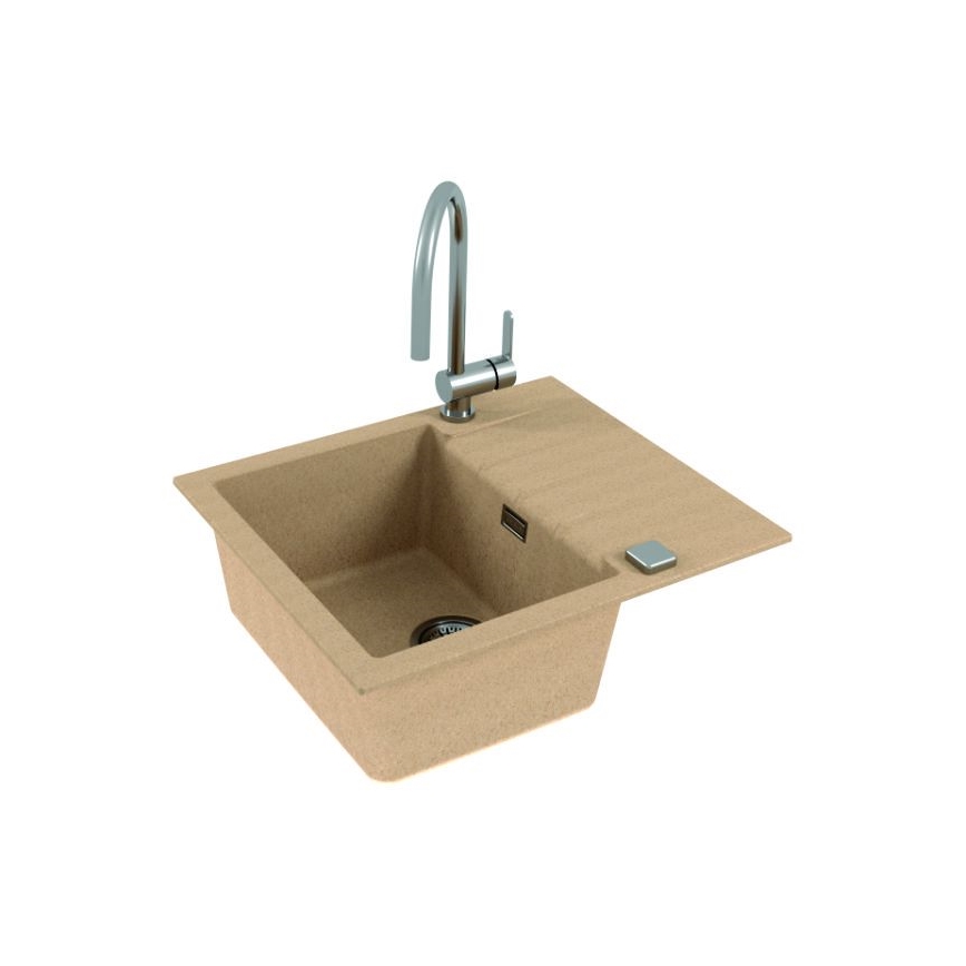 ALVEUS 1132019 - Νεροχύτης κουζίνας CADIT 59x50 cm γρανίτης/μπεζ