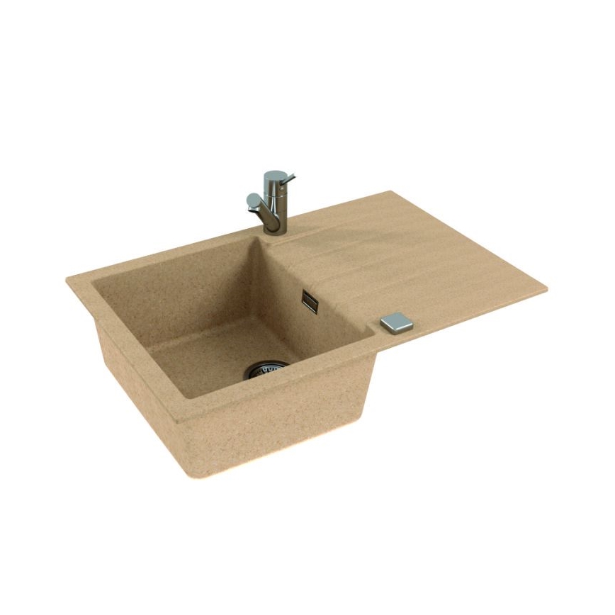 ALVEUS 1132024 - Νεροχύτης κουζίνας CADIT 79x50 cm γρανίτης/μπεζ