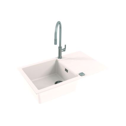 ALVEUS 1132027 - Νεροχύτης κουζίνας CADIT 86x50 cm γρανίτης/λευκό