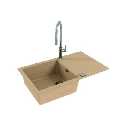 ALVEUS 1132029 - Νεροχύτης κουζίνας CADIT 86x50 cm γρανίτης/μπεζ