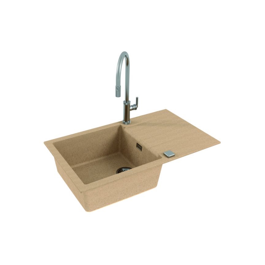 ALVEUS 1132029 - Νεροχύτης κουζίνας CADIT 86x50 cm γρανίτης/μπεζ