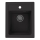 ALVEUS 1139771 - Νεροχύτης κουζίνας ATROX 50x40 cm γρανίτης/μαύρο