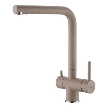 ALVEUS 1139807 - Μπαταρία κουζίνας AGUILA 33,3 cm γρανίτης/μπεζ