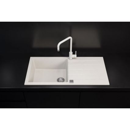 ALVEUS 1140594 - Νεροχύτης κουζίνας CADIT 100x50 cm γρανίτης/λευκό