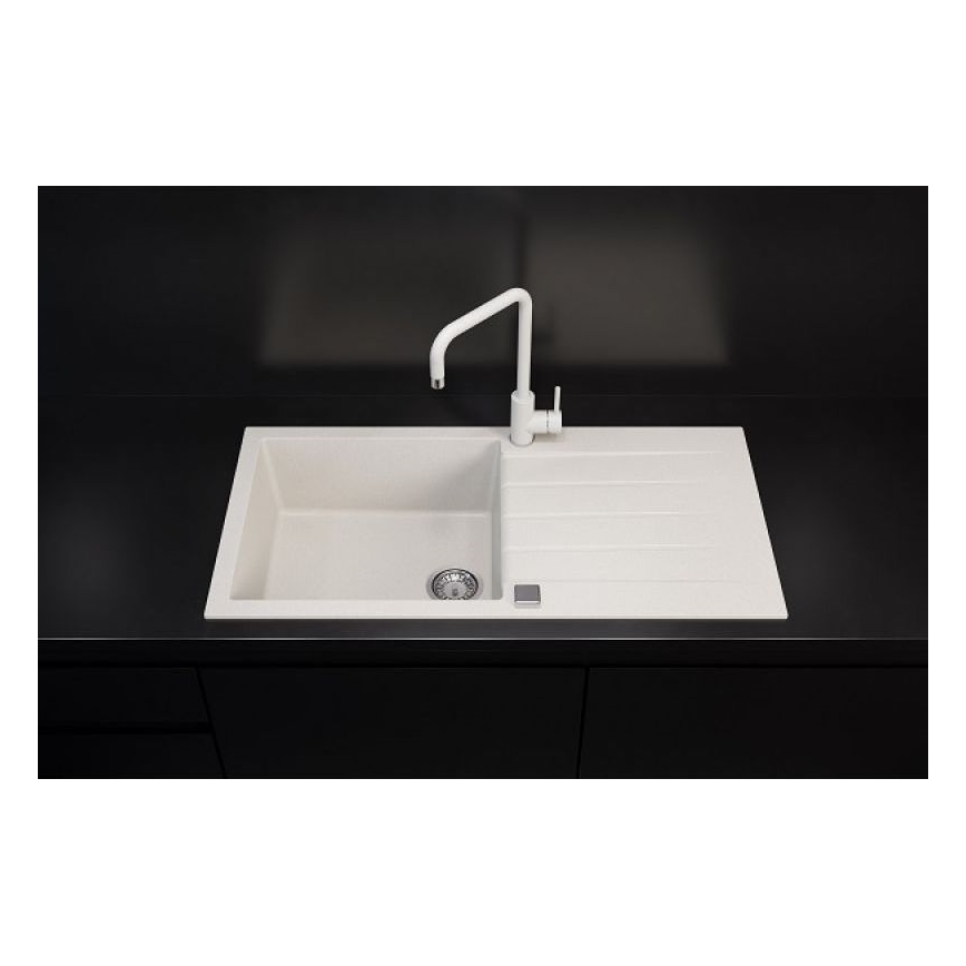 ALVEUS 1140594 - Νεροχύτης κουζίνας CADIT 100x50 cm γρανίτης/λευκό