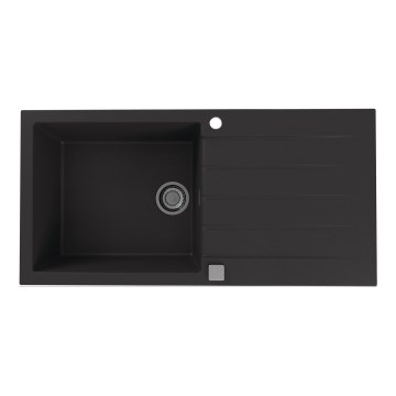 ALVEUS 1140598 - Νεροχύτης κουζίνας CADIT 100x50 cm γρανίτης/μαύρο