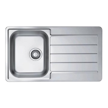 ALVEUS 1144640 - Νεροχύτης κουζίνας LINE 86x50 cm ματ ατσάλι/σατινέ, αντιστρέψιμος με 1 γούρνα