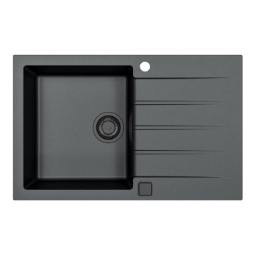 ALVEUS 1148159 - Νεροχύτης κουζίνας CADIT 79x50 cm γρανίτης/μαύρο